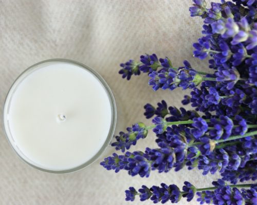 Creative by Nature candle and lavender Blakeney Town Center Charlotte, NC