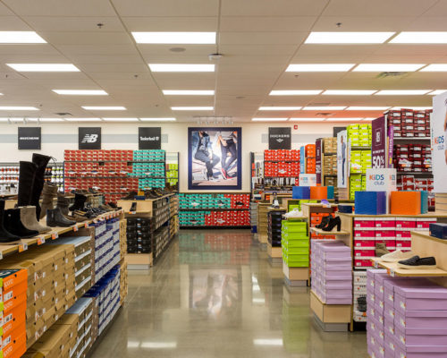Rack Room Shoes interior Blakeney Town Center Charlotte, NC